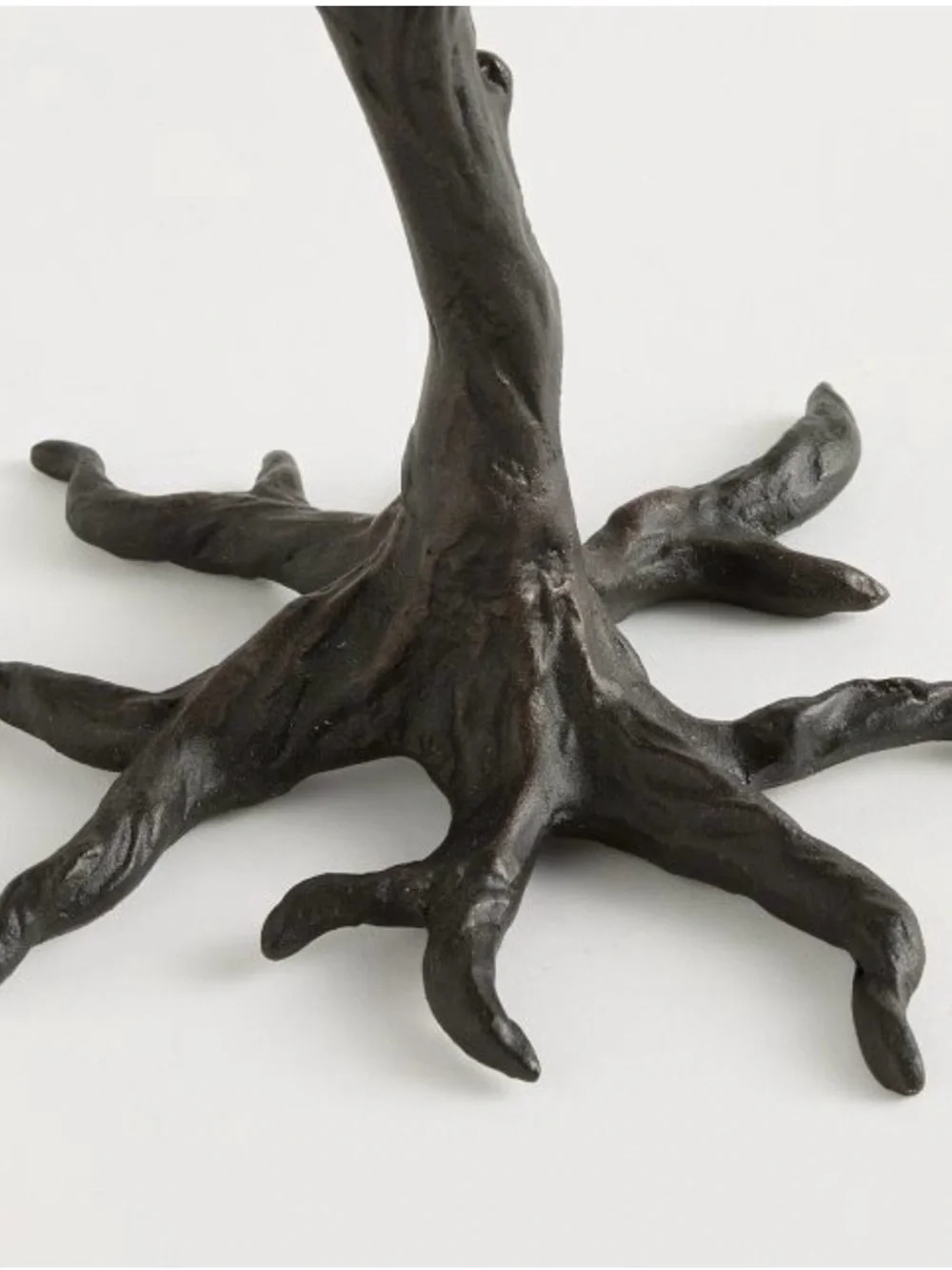 Pottery Barn Large Bronze Sculptural Tree With Raven Bird Accents New In Box 🐦‍⬛